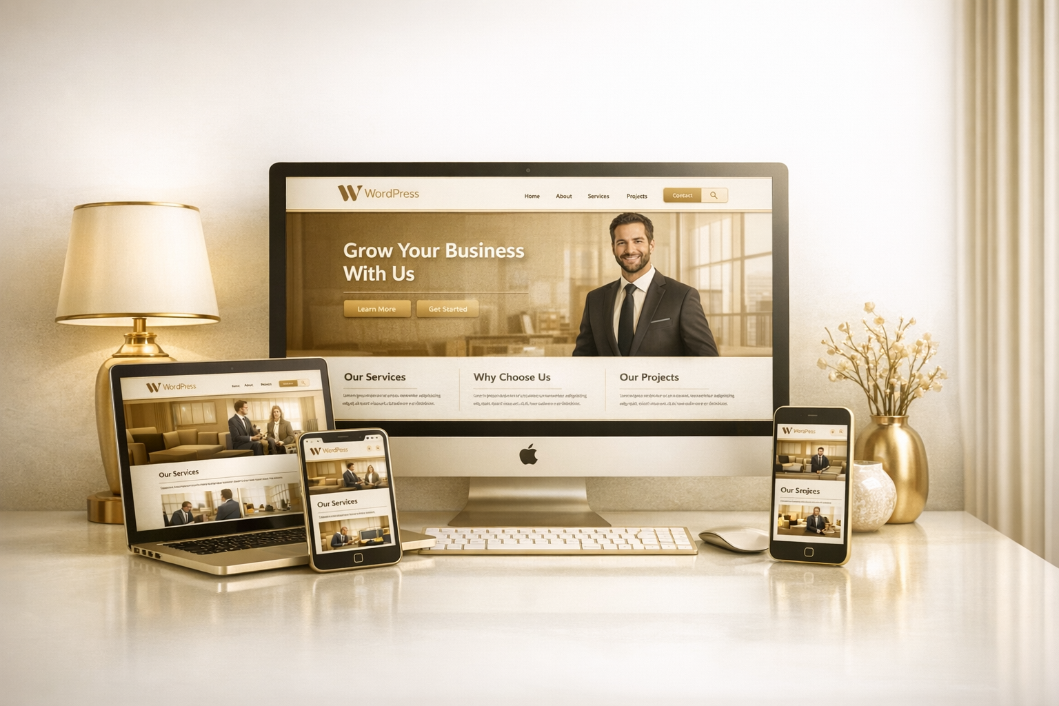 giao diện website wordpress doanh nghiệp