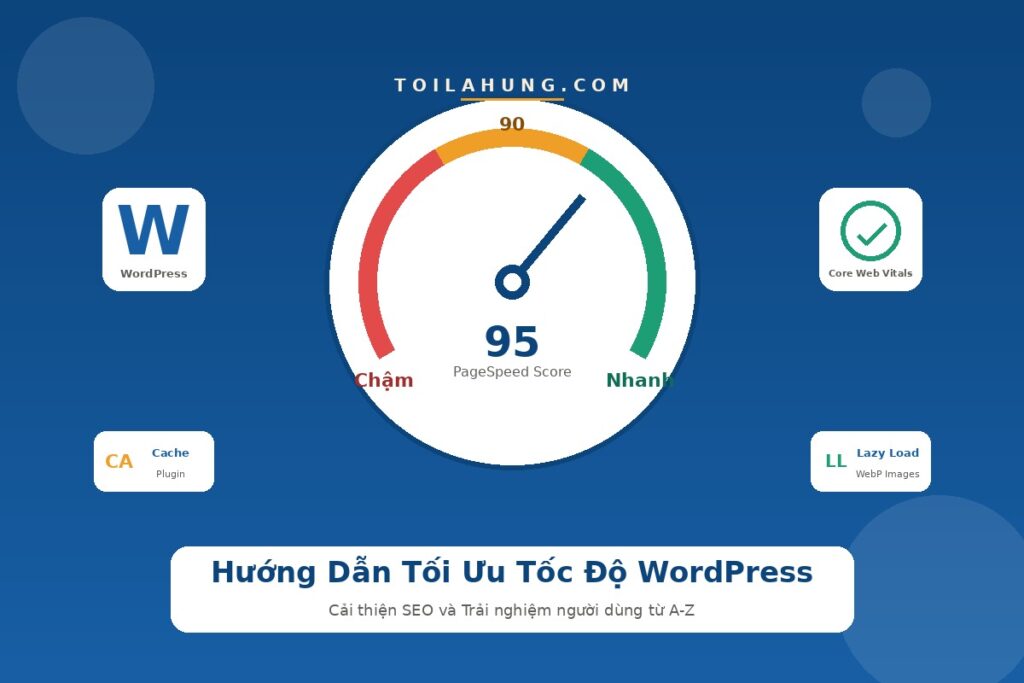 Quy trình 14 bước tối ưu tốc độ WordPress giúp đạt 90+ điểm PageSpeed