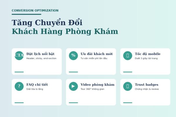 6 yếu tố tăng chuyển đổi website nha khoa
