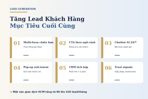 6 chiến lược tăng lead website bất động sản