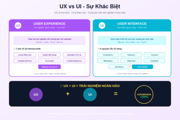 UX vs UI sự khác biệt User Experience User Interface