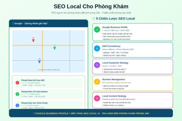 SEO local phòng khám Google Business Profile