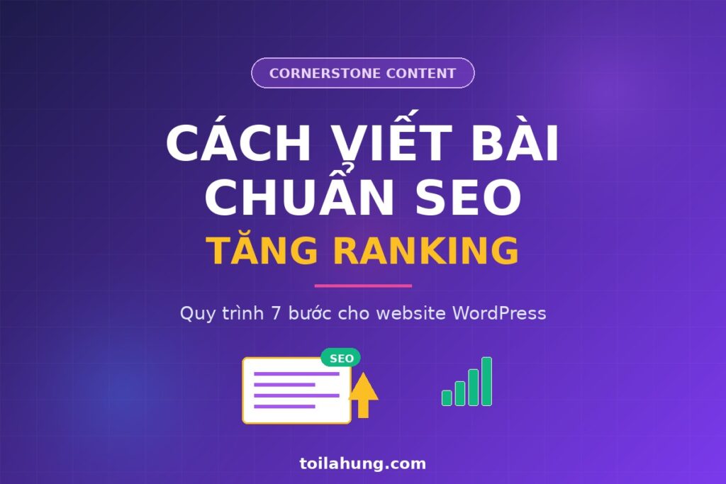 Cách viết bài chuẩn SEO cho website WordPress - quy trình 7 bước