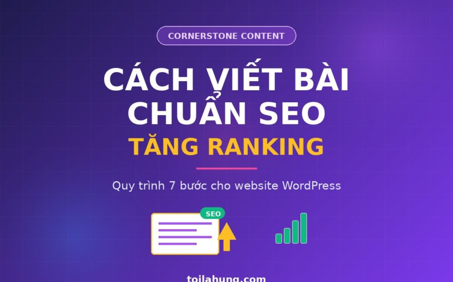 Cách viết bài chuẩn SEO cho website WordPress - quy trình 7 bước