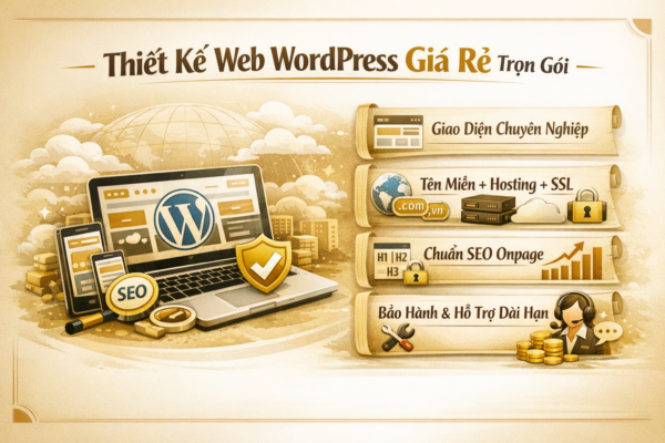 thiết kế web wordpress giá rẻ trọn gói