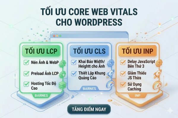 Checklist các kỹ thuật tối ưu hóa Core Web Vitals cho website WordPress