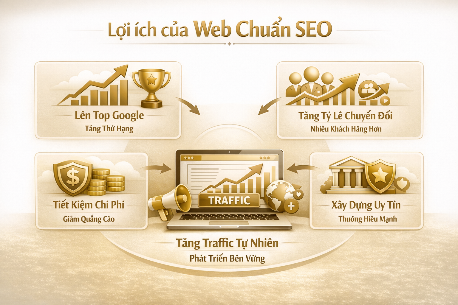 lợi ích của web chuẩn SEO