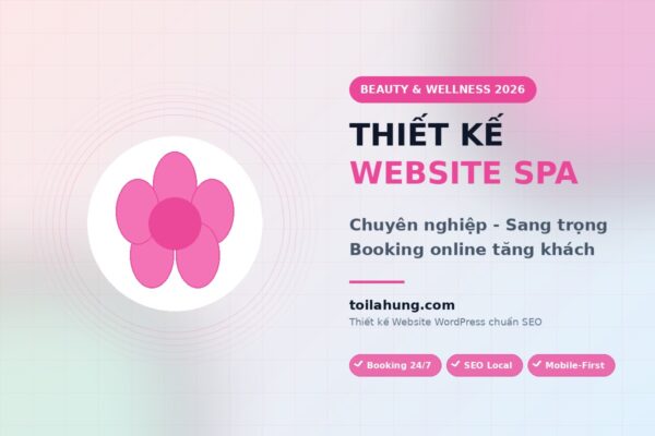 Thiết kế website spa chuyên nghiệp chuẩn SEO