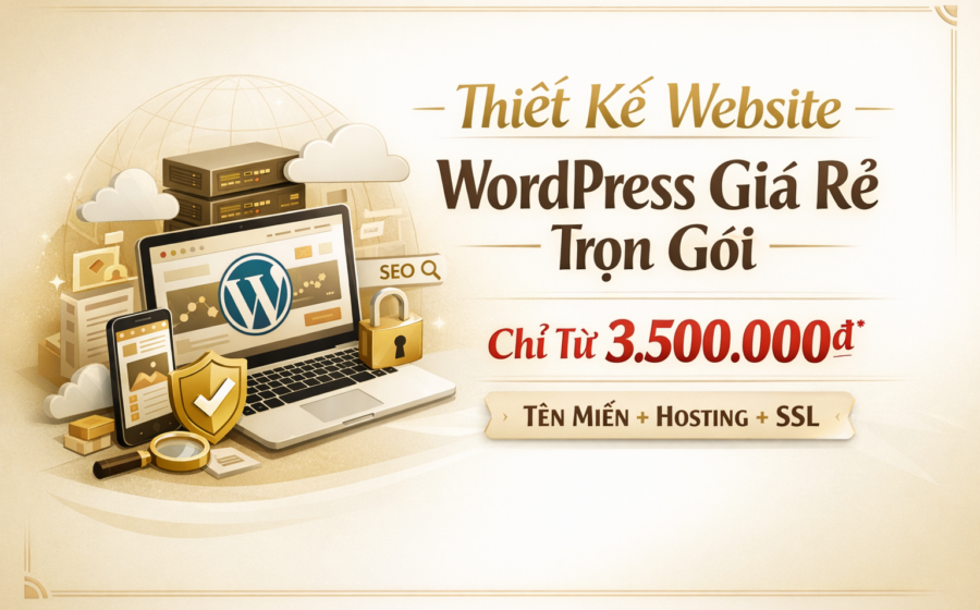 thiết kế website wordpress giá rẻ trọn gói