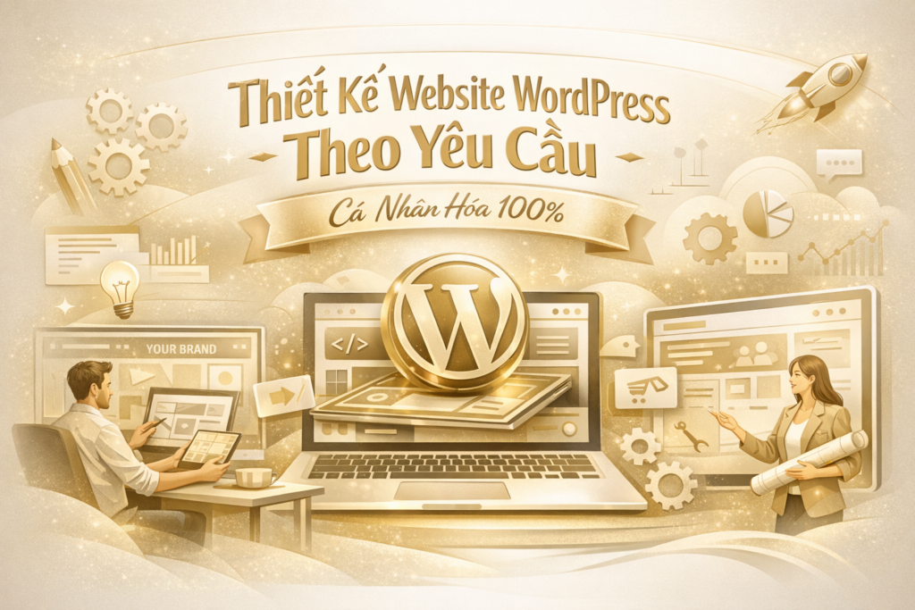 Thiết kế website WordPress theo yêu cầu — Cá nhân hóa 100%