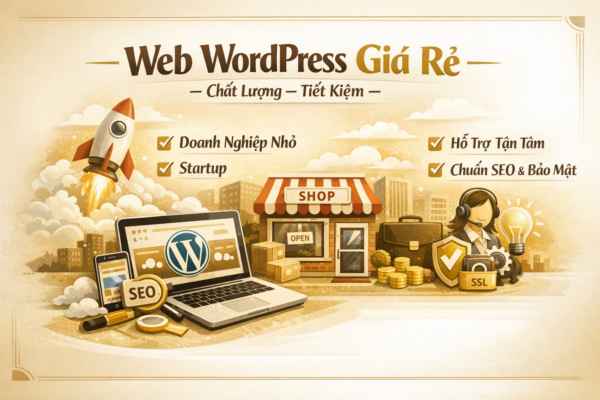 web wordpress giá rẻ cho doanh nghiệp nhỏ