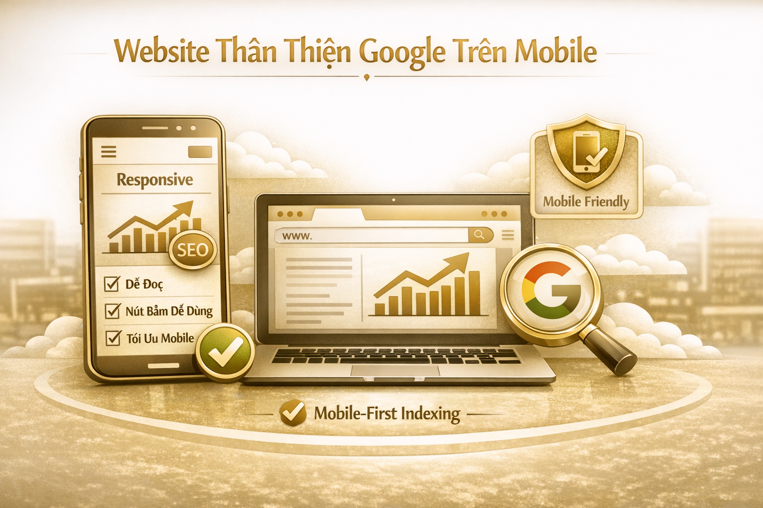 website thân thiện Google trên mobile