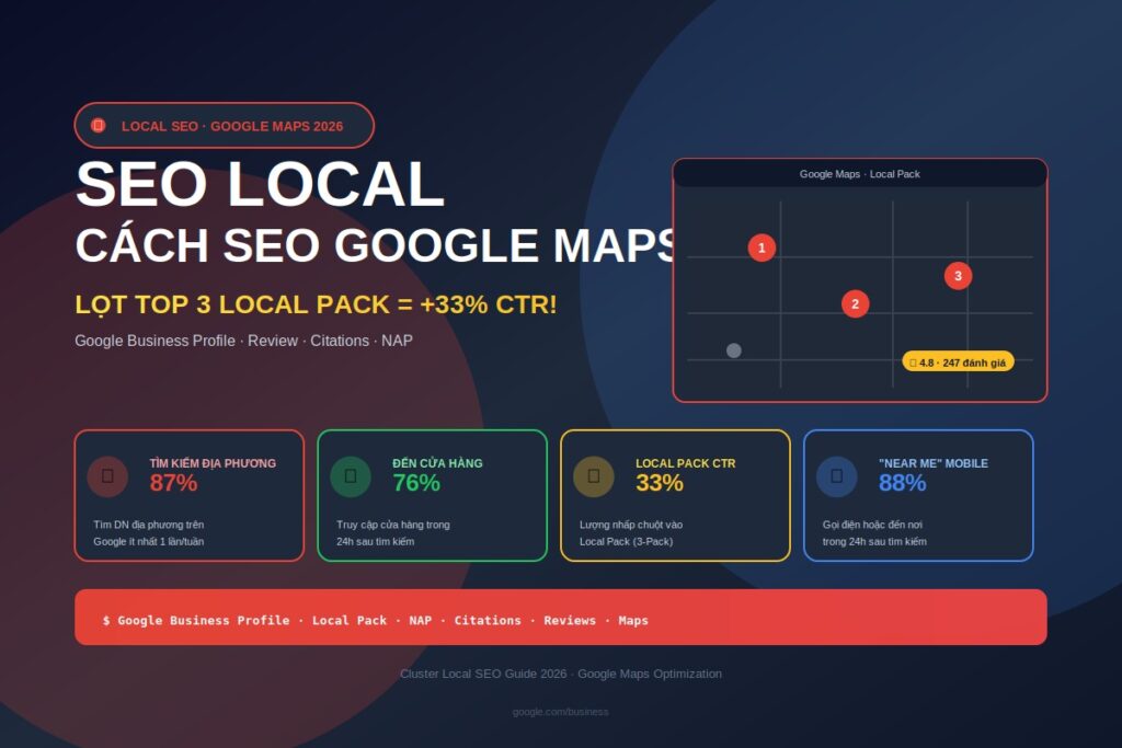 seo local google maps hướng dẫn 2026