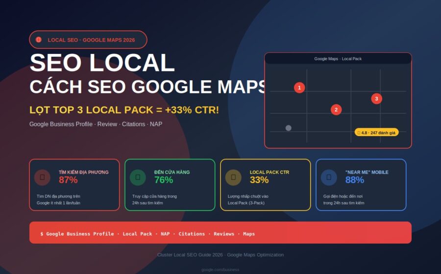 seo local google maps hướng dẫn 2026