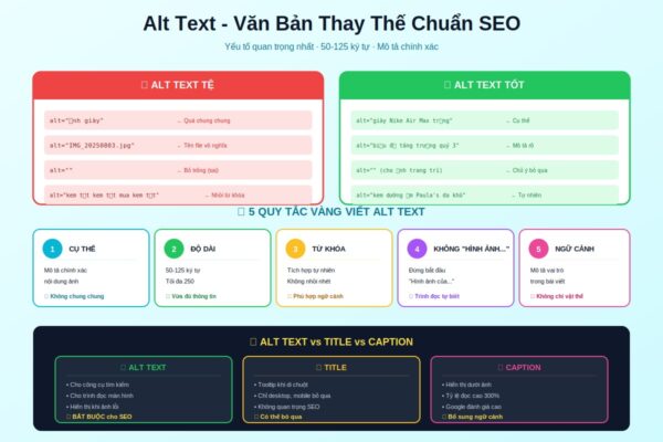 alt text văn bản thay thế chuẩn SEO hình ảnh