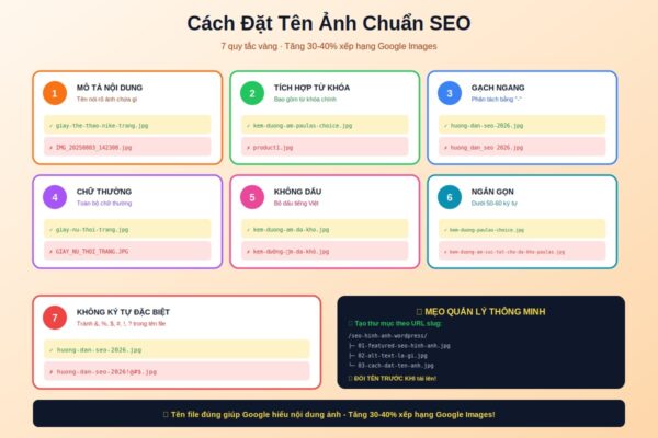 cách đặt tên ảnh chuẩn SEO 7 quy tắc