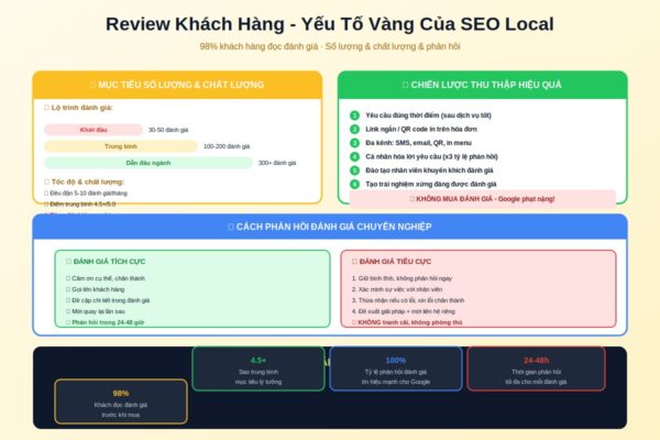 review đánh giá khách hàng google maps strategy